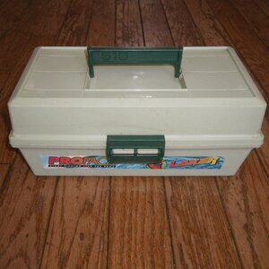 Vintage Propack Laker 510 Fishing Tackle Box Kenco Plastics Poteau, OK USA